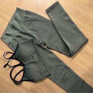 Calvin Klein Green Workout Set